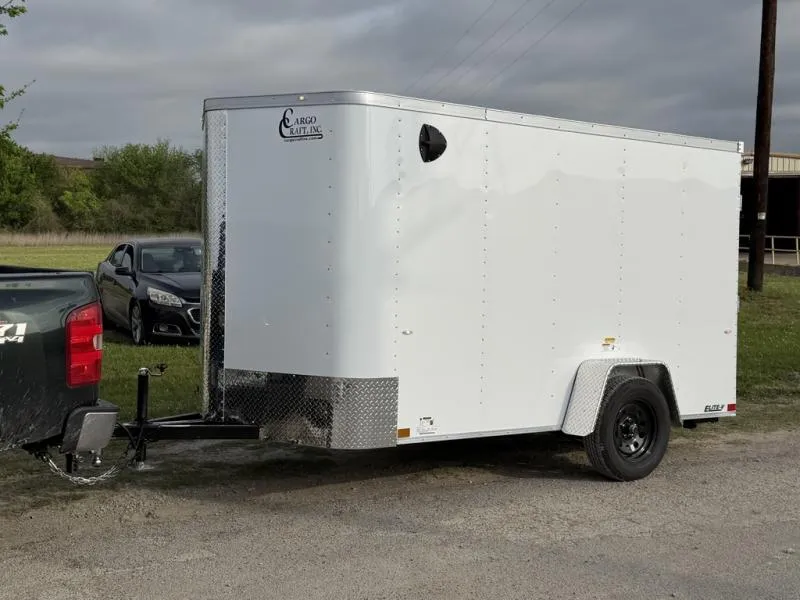 2026 Cargo Craft Elite V-Nose 6' x 12' Single Axle Cargo / Enclosed Trailer (EV-6121)