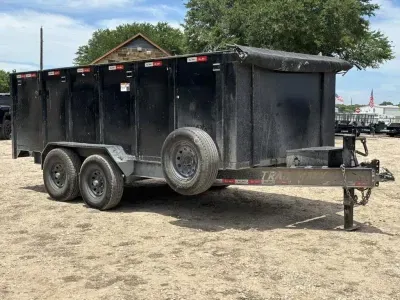 2025 Trail Maxx Used 7x16x4 Bumper Pull Dump Trailer 14k