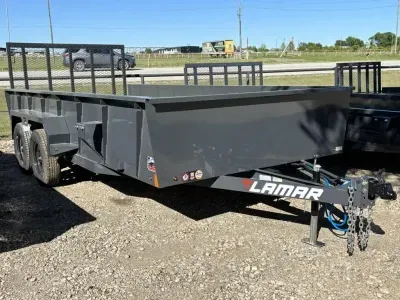 2026 Lamar 83" X 16' US - 7K SOLID SIDE UTILITY BUMPER PULL (US831623)