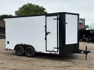 2026 Cargo Craft EV-Elite V-Nose 8.5' x 16' Tandem Axle Cargo / Enclosed Trailer Polycor Siding (EV-