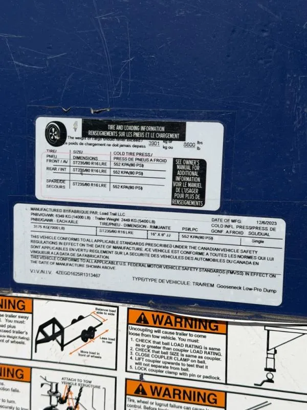 used Dump Trailers Load Trail  for sale, in Waxahachie, TX Thumbnail 3