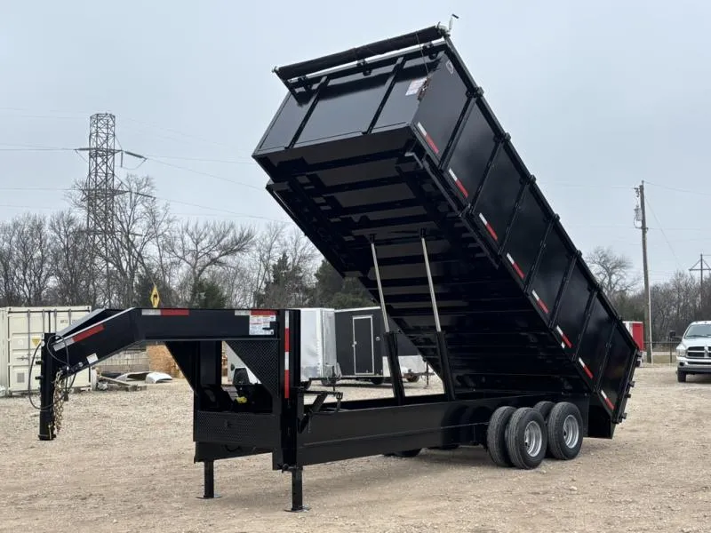 2026 Texas Pride 8'x20'x4' Gooseneck Dump Trailer 26K