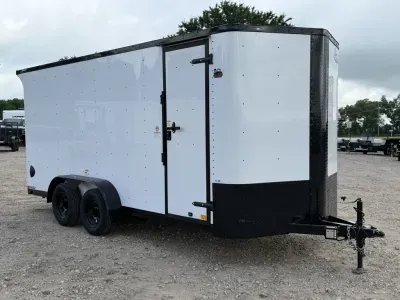 2027 Cargo Craft EV-Elite V-Nose 7' x 18' Tandem Axle Cargo / Enclosed Trailer Polycor Siding (EV-71