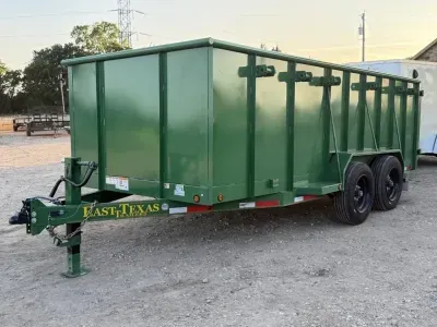2026 East Texas 7'x16'x4' Bumper Pull Utility Trailer 14K GVWR, 83"x16'x4'
