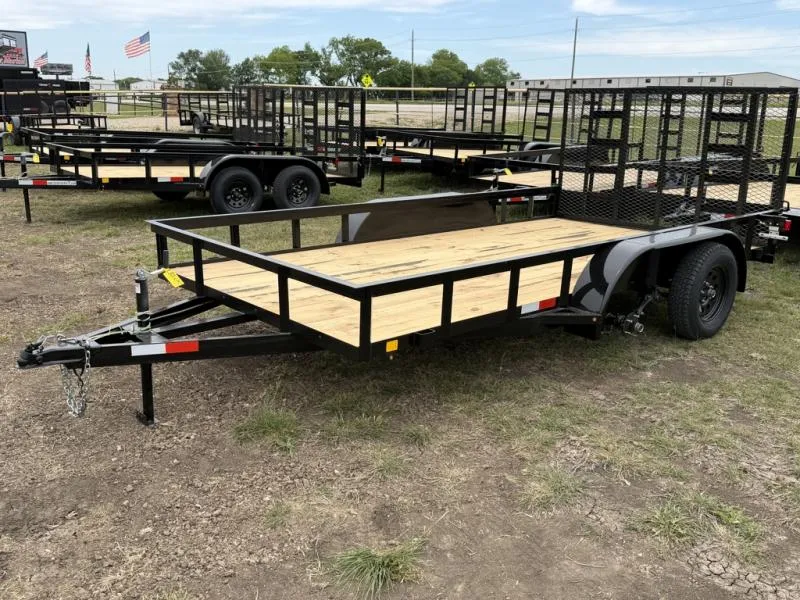2026 C&M Trailers 82"x14' Tandem Axle Utility Trailer w/ Gate (82X14TA)