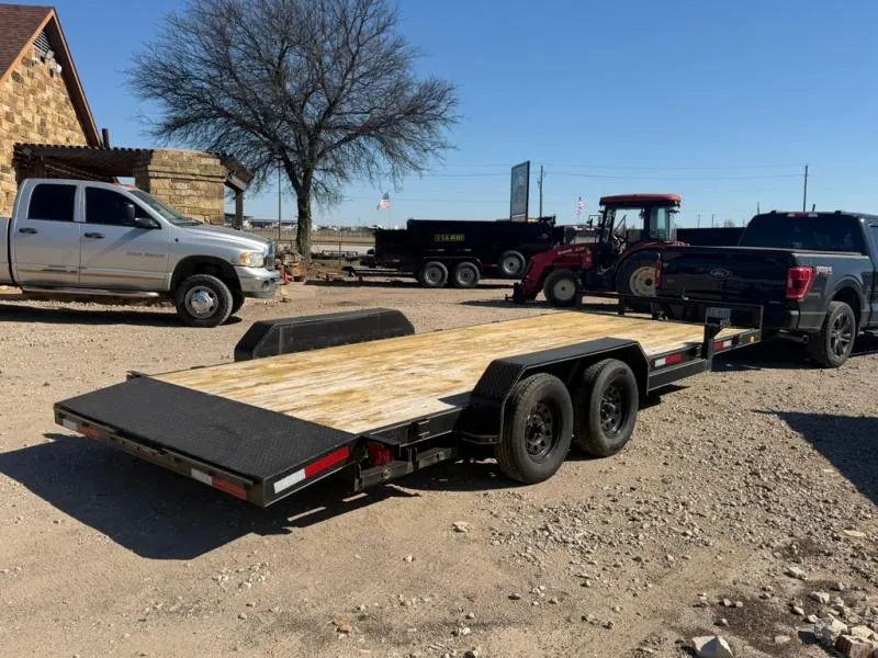 2023 J&C Trailers 83" x 20' Bumper Pull Car Hauler Trailer 7K GVWR