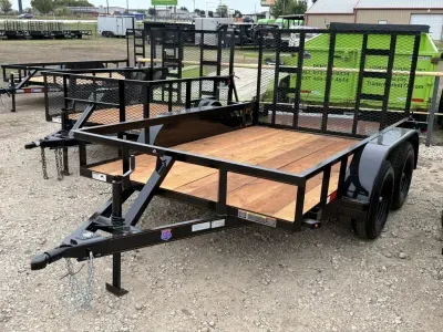 2027 Trailer Market 76"X10' Tandem Axle Utility Trailer W/ Gate (76X10TA)