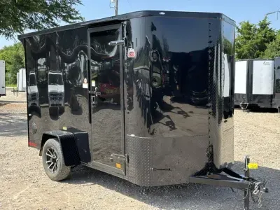 2026 Cargo Craft EV-Elite V-Nose 6' x 12' Single Axle Cargo / Enclosed Trailer Polycor Siding (EV