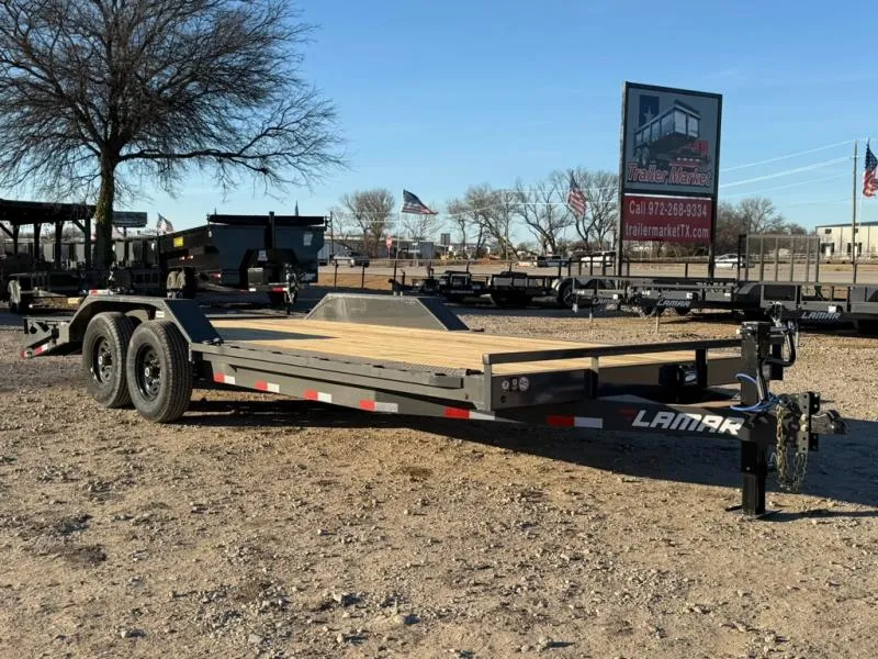 2026 Lamar 102" x 22' H6 - Equipment Hauler (H6) 14K GVWR (H6022227), Bumper pull tandem 7K axles