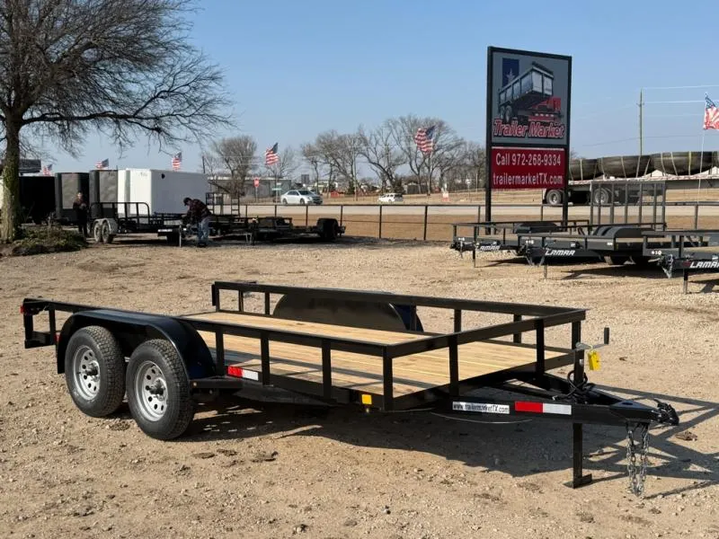 2026 C&M Trailers 76"x14' Tandem Axle Utility Trailer 3.5K GVWR (76X14TA)
