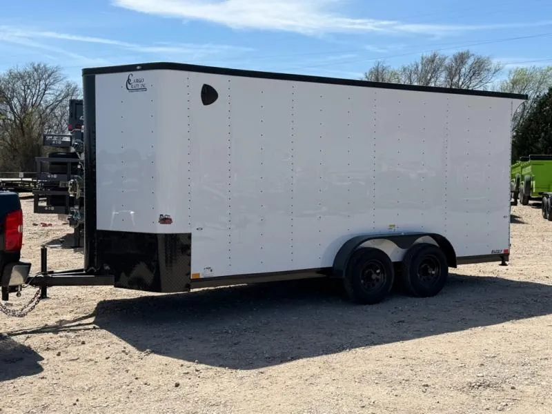 2026 Cargo Craft EV-Elite V-Nose 7' x 18' Tandem Axle Cargo / Enclosed Trailer Polycor Siding (EV