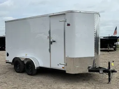2026 Cargo Craft 7x16 Bumper Pull Tandem Axle Enclosed Cargo Trailer Elite V-Nose 7K GVWR (EV-7162)