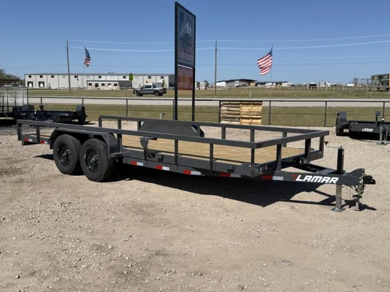 2026 Lamar 83" x 20' U5 - Heavy Duty Utility Trailer (U5) 10K GVWR (U5832025), Bumper pull tandem