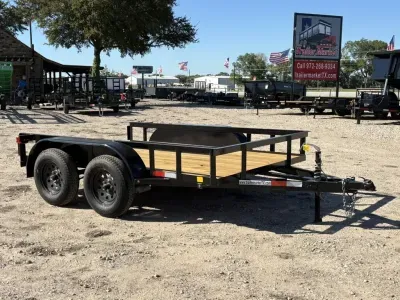 2026 Trailer Market 76"x10' Tandem Axle Utility Trailer With Brakes (76X10UT)