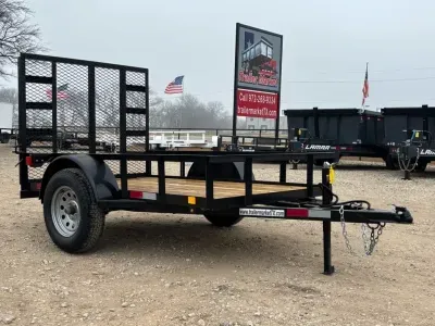 2026 Trailer Market 5'x8' Single Axle Utility Trailer w/ Gate 3.5K GVWR (5X8SA)