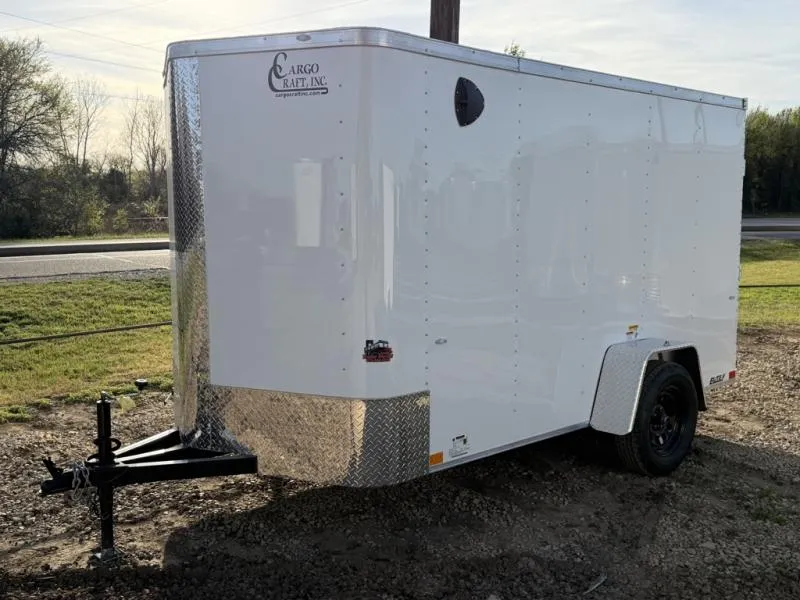 2026 Cargo Craft Elite V-Nose 6' x 12' Single Axle Cargo / Enclosed Trailer (EV-6121)