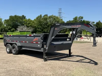 2025 Horizon 7'x16'x30" Gooseneck Dump Trailer 14k GVWR (LZ7GN-30"X16' 7K)