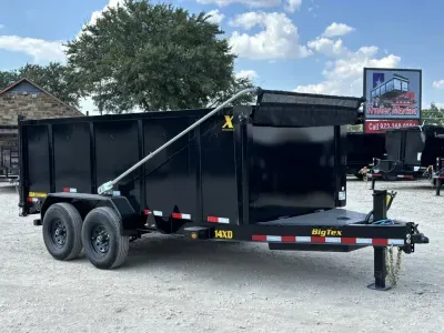 2026 Big Tex Trailers 7'x14'x4' Bumper Pull Dump Trailer (GVWR 15,400lbs)