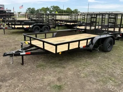2026 Trailer Market 82"x14' Tandem Axle Utility Trailer w/ Gate (82X14TA)