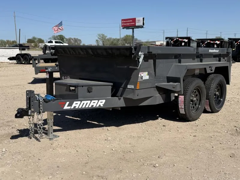 2026 Lamar 60"x10'x18" Bumper Pull Dump Trailer 7K GVWR (DS601023)