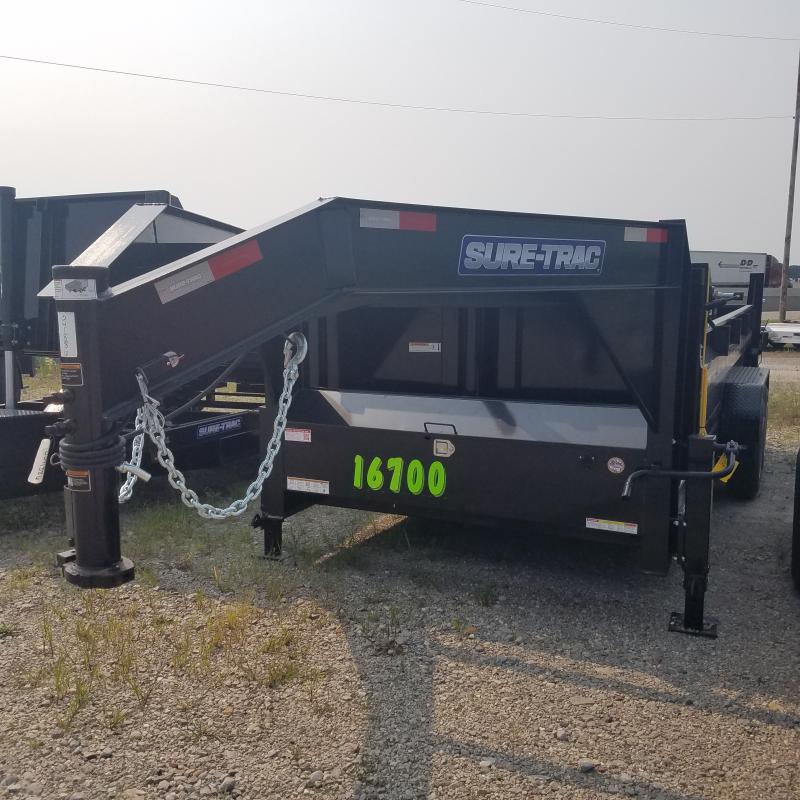 2021 Sure-Trac 82 IN x 16 HD Low Profile Gooseneck Dump 2021 Sure-Trac 82 IN x 16 HD Low Profile Gooseneck Dump