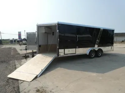2027 Legend Trailers Deluxe Snow 8' x 24' Snowmobile/All Sport Trailer - 5200# Torsion Axles - Flexi