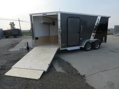 2027 Legend Trailers Explorer 7.5' x 19' Snowmobile/All Sport Trailer - Only 7.5' Wide w/ NO Interio