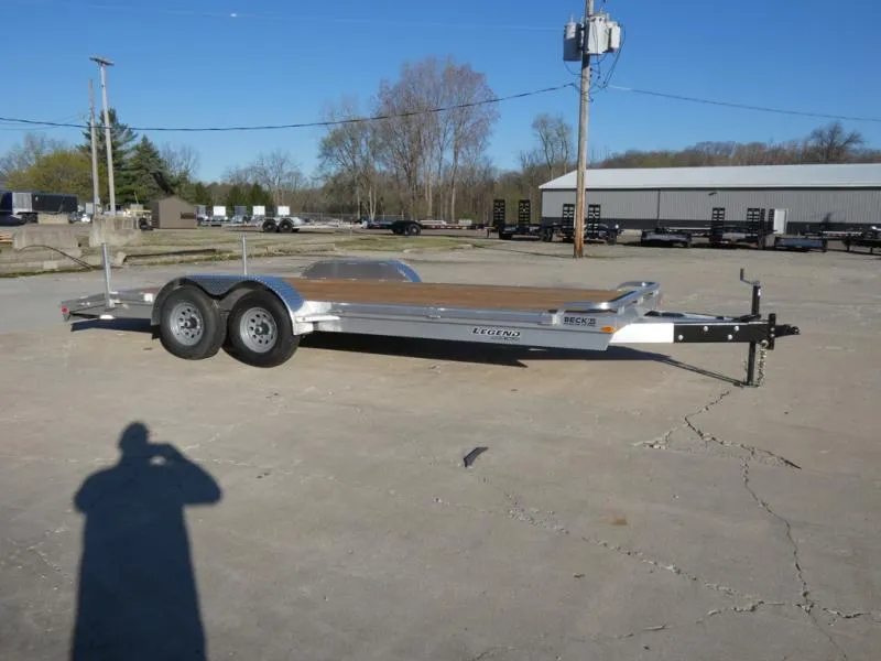 2026 Legend Trailers Legend 7' x 20' Aluminum Open Car Hauler - 5200# Torsion Axles - Flexible Fi