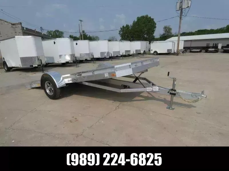 Legend Trailers Open 7' x 14' Aluminum Utility Tilt Deck Trailer For Sale - No Ramps - Perfect fo