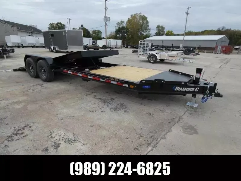 2026 Diamond C Trailers HDT 7' x 22' Tilt Deck Equipment Trailer - Flexible Personal & Business F