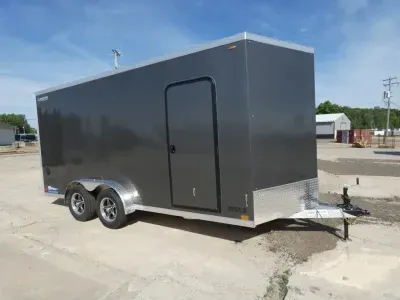 2027 Legend Trailers Thunder V-Nose 7.5' x 18' Aluminum Enclosed Cargo Trailer - Torsion Axles - 