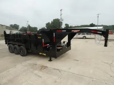 2026 DuraDump 7' x 16' Gooseneck Dump Trailer - 21K Weight Rating - Flexible Personal & Business