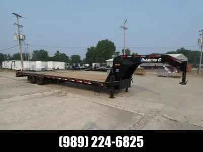 2026 Diamond C Trailers 102" x 35' Gooseneck Equipment Trailer - 12K Axles - $0 Down Financing Avail