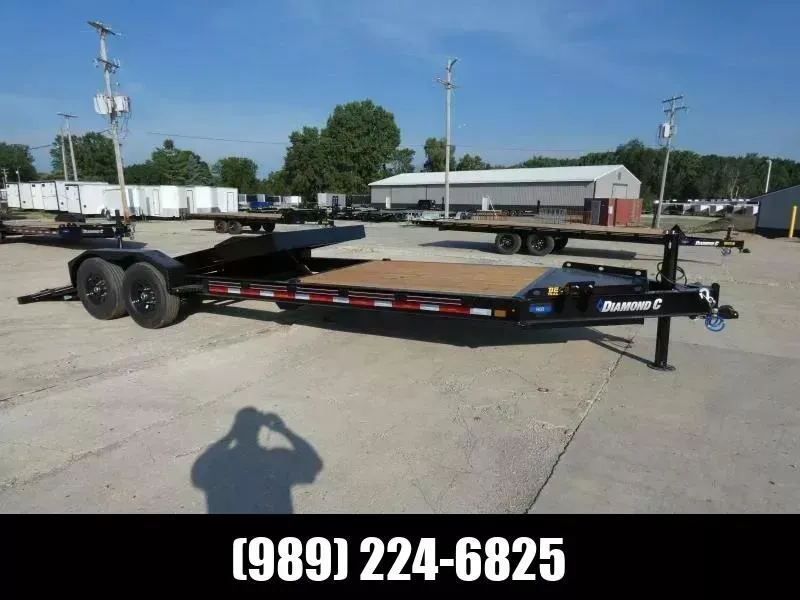 Diamond C Trailers HDT 7' x 24' Tilt Deck Equipment Trailer - Flexible Personal & Business Financing