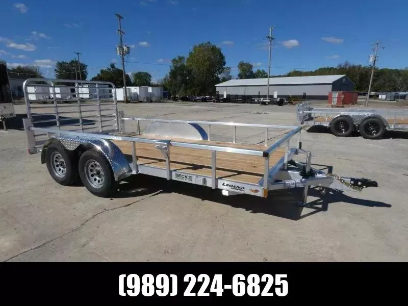 Legend Trailers 7' x 14' Open Aluminum Utility Trailer For Sale - Absolute Best Built Aluminum Ut