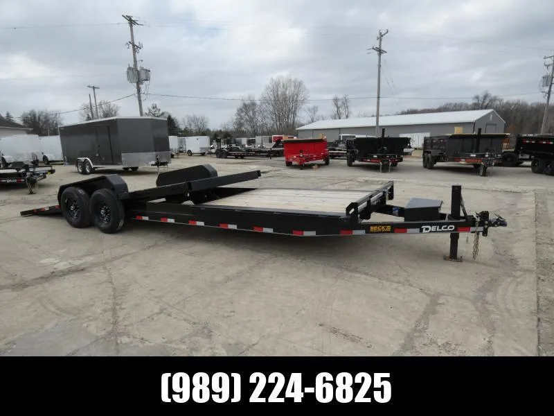 Delco Trailers 102" x 20' Tilt Deck Equipment Trailer for Sale - Financing Options with No Payments 