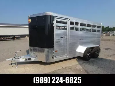 2026 Sundowner Trailers Trailers 7' x 16' Aluminum Stock Trailer For Sale - $0 Down & Flexible Finan