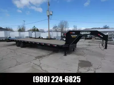 2026 Legend Trailers of Texas 102" x 30' Gooseneck Equipment Trailer - 8K Oil Bath Axles - Flexib