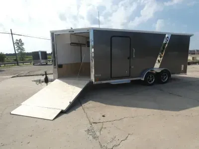 2027 Legend Trailers Explorer 7.5' x 27' Snowmobile/All Sport Trailer - Only 7.5' Wide w/ NO Interio