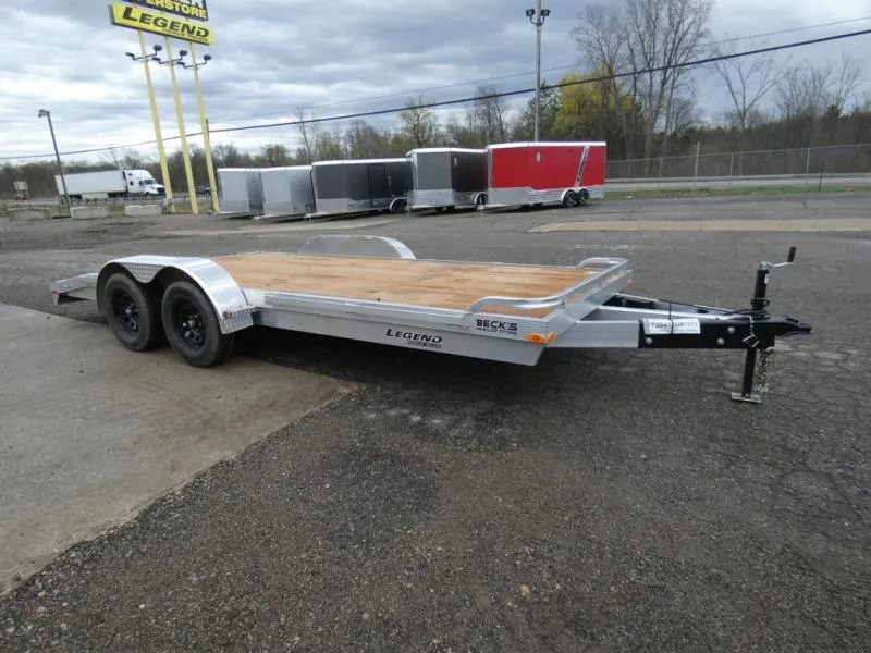 2026 Legend Trailers Legend 7' x 18' Aluminum Open Car Hauler for Sale - Flexible Financing Options