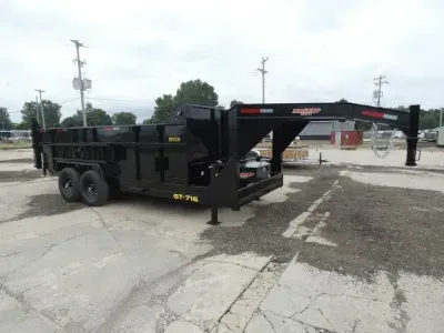2026 DuraDump 7' x 16' Gooseneck Dump Trailer - 3' Sides - Flexible Personal & Business Financing
