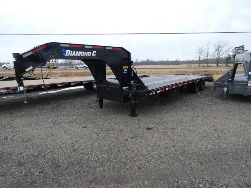 Diamond C Trailers 102" x 30' Gooseneck Equipment Trailer For Sale - 12K Axles - $0 Down Financin