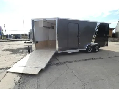 2027 Legend Trailers Explorer 7.5' x 23' Snowmobile/All Sport Trailer - Only 7.5' Wide w/ NO Inte