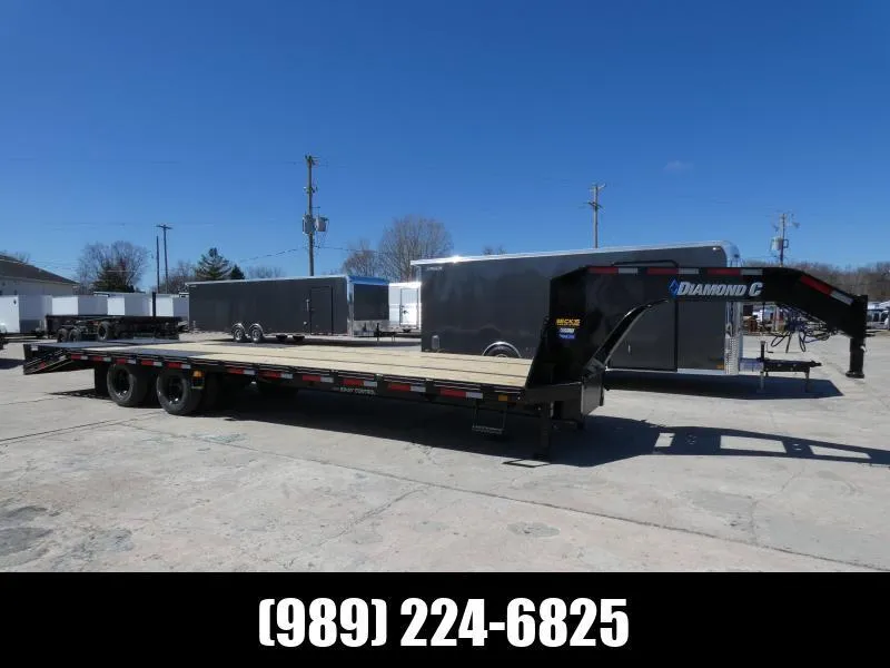 Diamond C Trailers 102" x 30' Gooseneck Equipment Trailer For Sale - 25K Weight Rating - $0 Down Fin