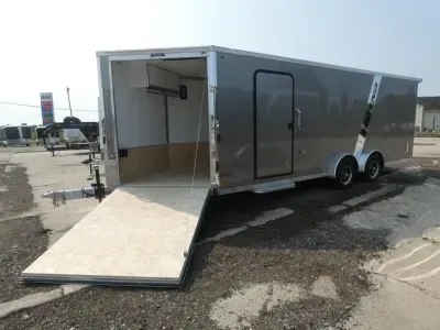 2027 Legend Trailers Explorer 7.5' x 27' Snowmobile/All Sport Trailer - Only 7.5' Wide w/ NO Interio