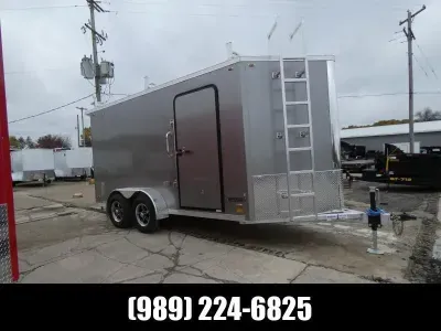 Legend Trailers FTV 7' x 17' Aluminum Enclosed Cargo Trailer - Flexible Financing - CLEARANCE UNIT