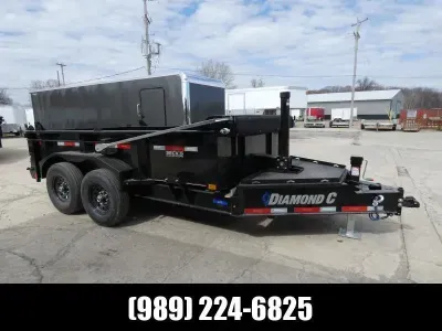 2025 Diamond C Trailer MFG. 7' x 12' Low Profile Dump Trailer For Sale - Loaded With Features - Flex