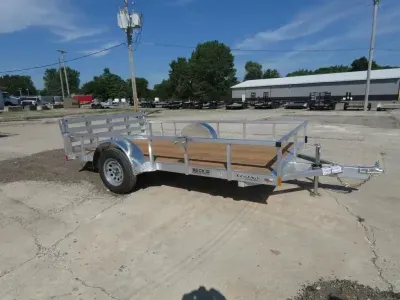 2027 Legend Trailers Open Deluxe Single Axle 7' x 12' Open Aluminum Utility Trailer - Absolute Be