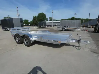 2027 Legend Trailers Utility Gate Tandem Axle 7' x 14' Utility Trailer - All Aluminum - 3500# Tor