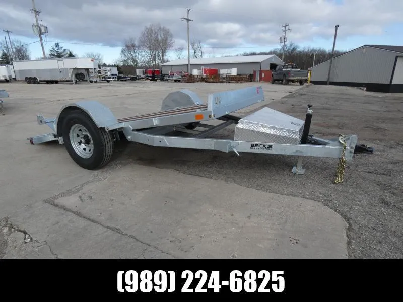 Galvanized 6.5' X 12S Galvanized Tilt Deck Equipment Trailer for Sale - Hot Dipped Galvanized - $0 D